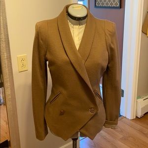 MM Couture Camel Double-Breasted Blazer